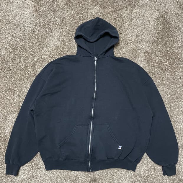 90s russell athletic hoodie zip 러셀