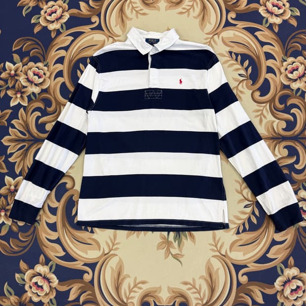 (S)폴로 랄프로렌 아이코닉 럭비 카라셔츠