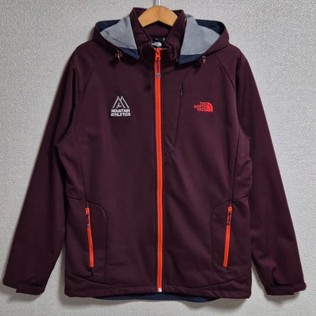 XL (105) 노스페이스 와인색 바람막이 윈드러너