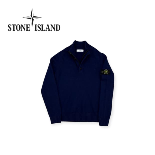 스톤아일랜드 하프집 니트