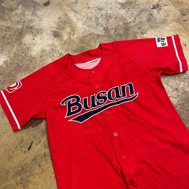 [정품/M] 롯데자이언츠 동백 유니폼 b16