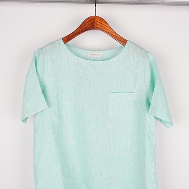  I:KIGOKOCHI linen blouse