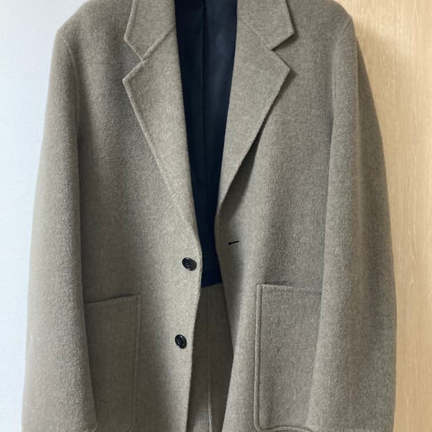 타임옴므 울캐시미어 자켓/하프코트 100사이즈