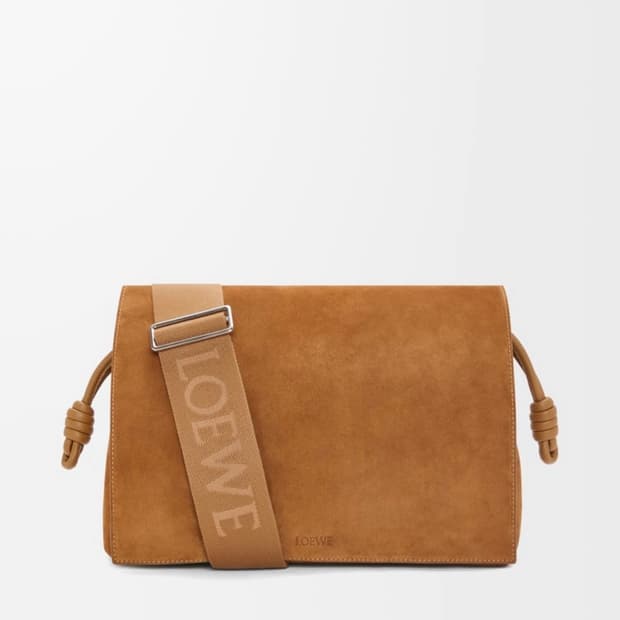 로에베 플라멩코 스웨이드 사첼백