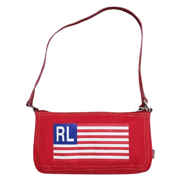 RALPH LAUREN 레드 숄더백