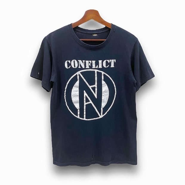 Vintage Conflict uk punk band tshirt