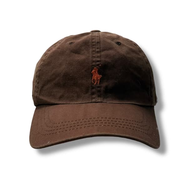 폴로 브라운 오렌지 캡