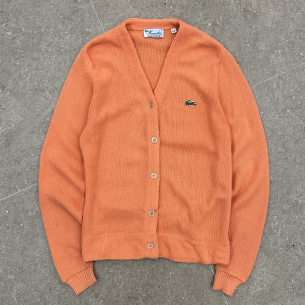 70'S LACOSTE_ made in U.S.A (M~L)