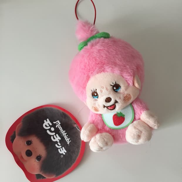 🍓 딸기 몬치치 키링 / 마스코트 인형