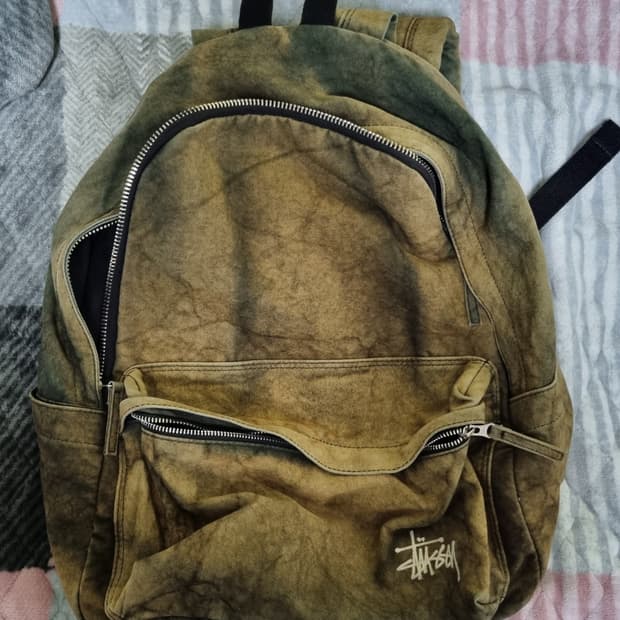 스투시 캔버스 백팩 블랙