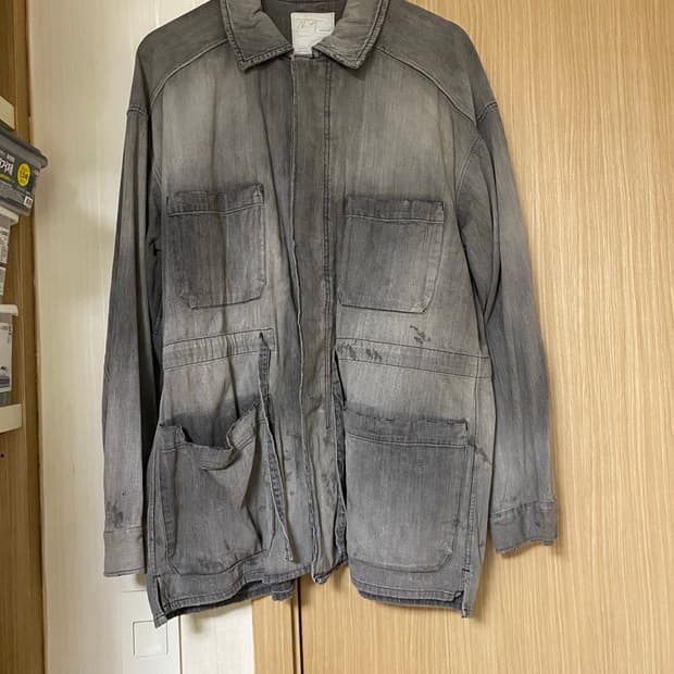안셀름 데님셔츠자켓 블랙 1사이즈