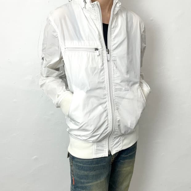 Armani Jeans 2000s Tech Stretch Zip Jack