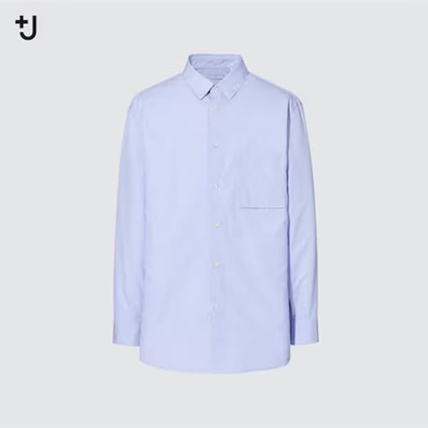 [XL]유니클로 +J 수피마코튼셔츠(블루)