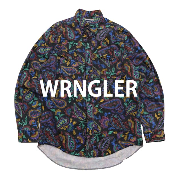 wrangler 랭글러 페이즐리 셔츠