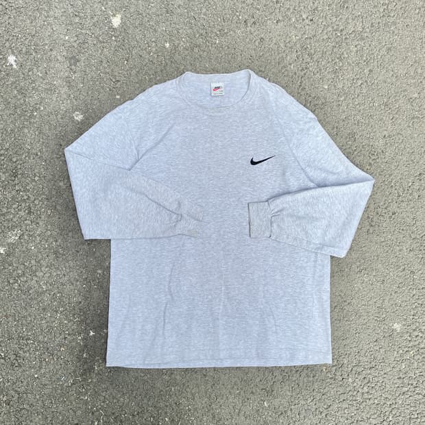 90s 나이키 made in korea  올드스쿨 긴팔티 롱슬리브 L