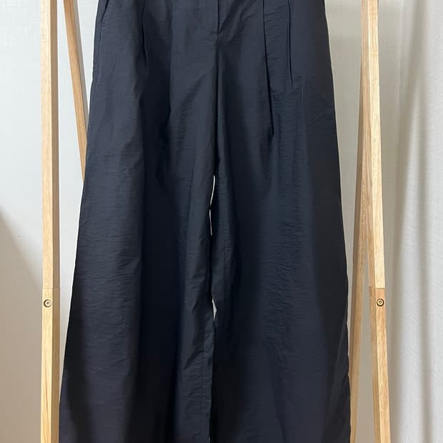 BRUNELLO CUCINELLI 블랙 와이드 팬츠 여름용 매장판