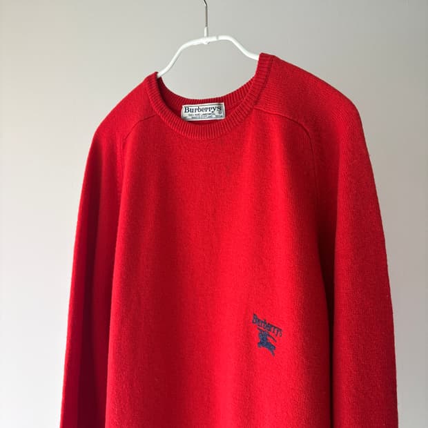  ▫️80's Burberrys Wool Knit