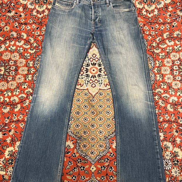 [33] Diesel 디젤 빈티지 중청 부츠컷 플레어 데님팬츠