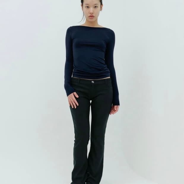 Chiyagi 키야기 해링본 팬츠 S