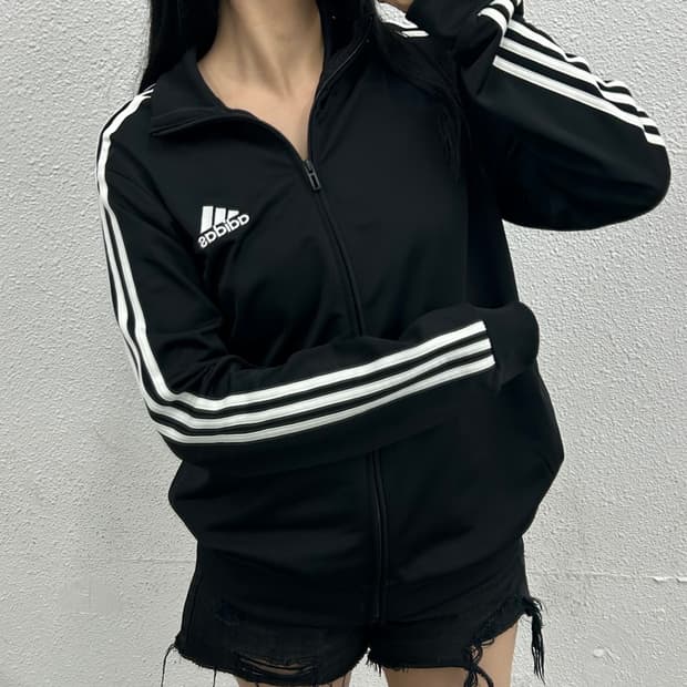 아디다스 화이트라인 블랙 트랙탑 XL