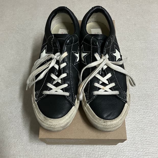 컨버스 원스타 존바바토스 블랙 레더 240