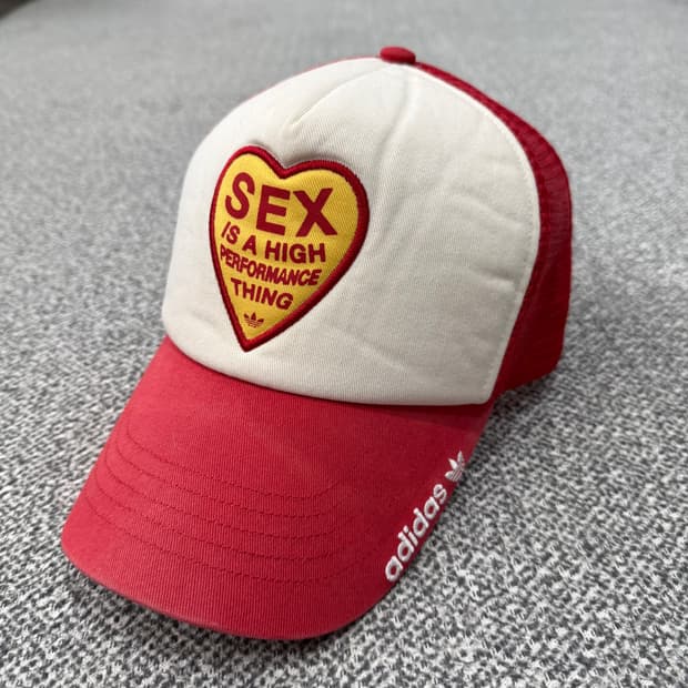 F 아디다스 x 제임스헌트 빈티지 메쉬 볼캡 모자