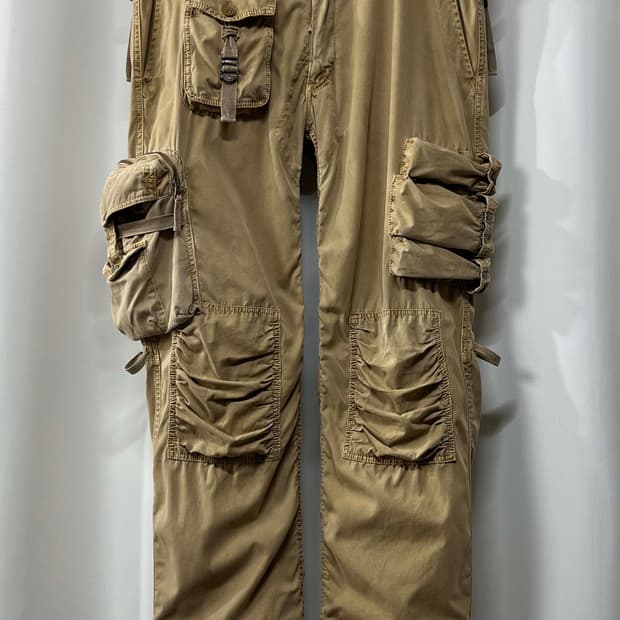 90's 폴로랄프로렌 아카이브 밀스펙 유틸리티 파일럿 탄창카고팬츠 36