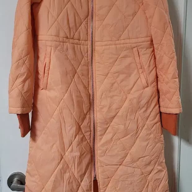 듀엘 퀄팅경량 롱집업