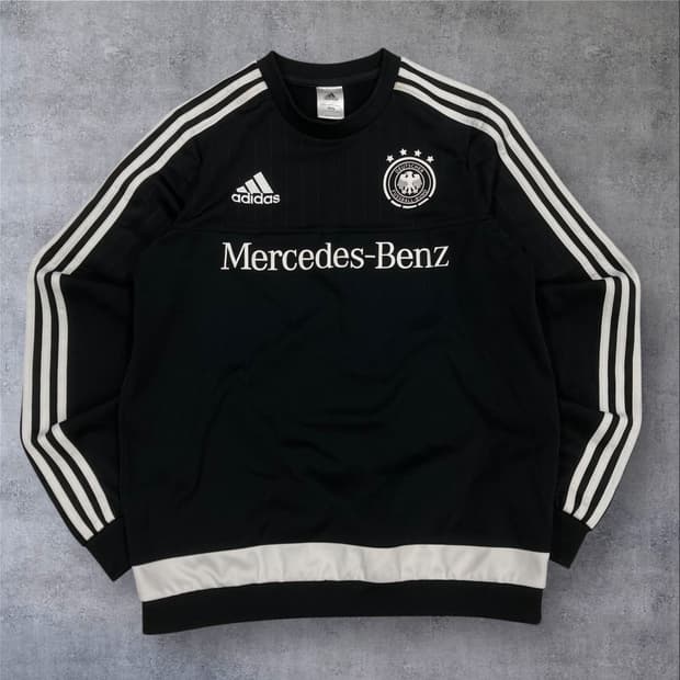 아디다스 블랙 컬러 독일 국대 롱슬리브 긴팔티