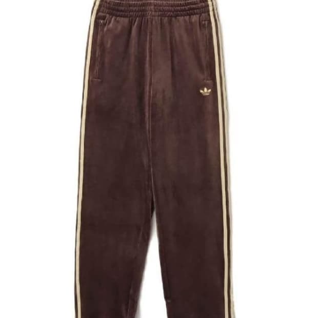 아디다스 벨루어 트랙팬츠 KD9384 브라운 M
