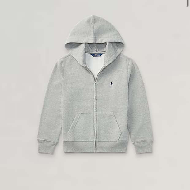 폴로 랄프로렌 그레이 후드집업(새상품)