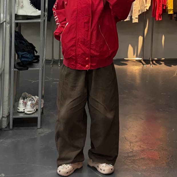 노티카 90s 올드스쿨 스펠아웃 바람막이 자켓 A3052