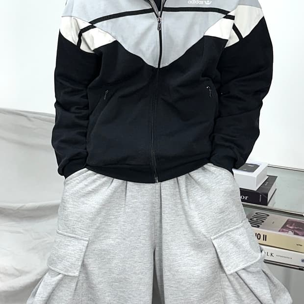 아디다스 90s 배색 트랙탑 져지