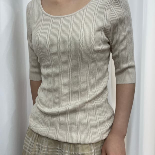 azul back strap knit top