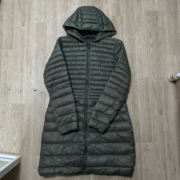 라푸마 여성 프리미엄 구스다운 경량 롱패딩 L/100 