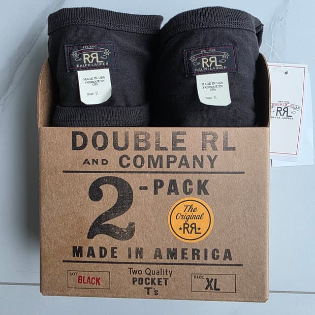 rrl 투팩 티셔츠 XL