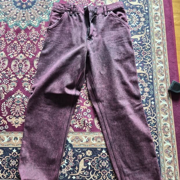 칼하트 WIP 싱글니 데님팬츠 32