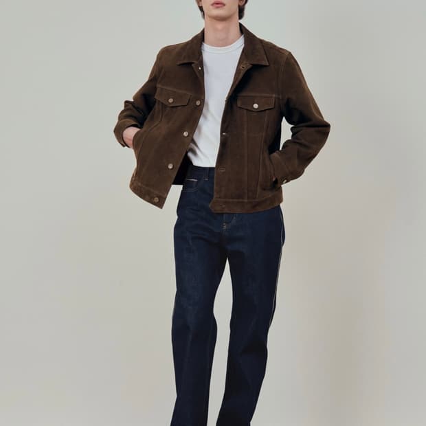 (M)stu 스웨이드 트러커 자켓