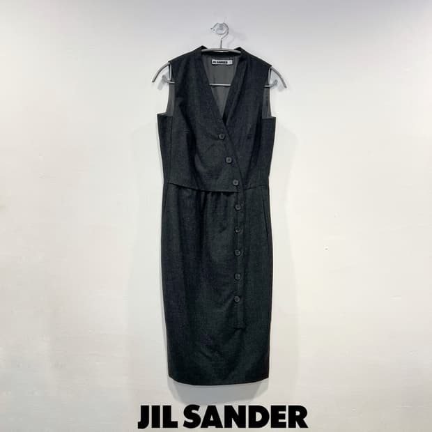 JIL SANDER 질샌더 울 원피스