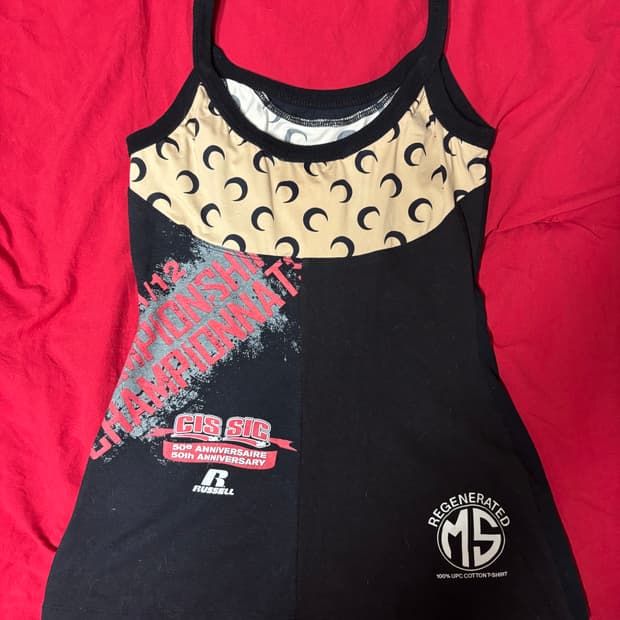 Marine Serre]Regenerated Graphic Top