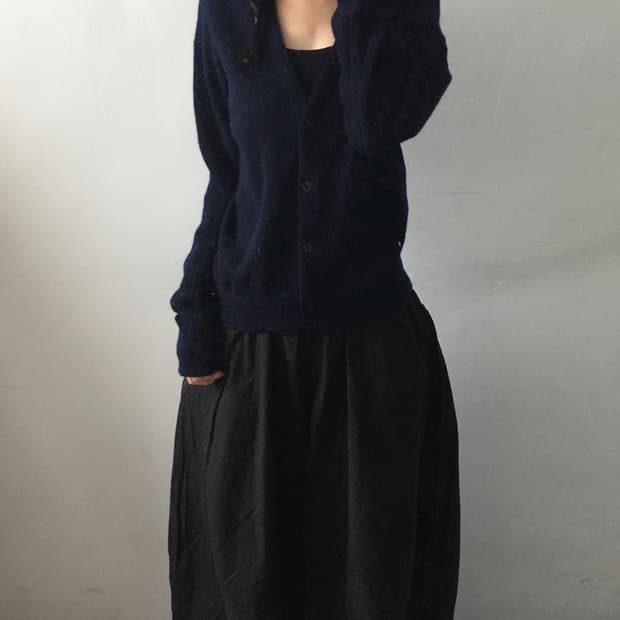 라코스테 자수로고 울가디건