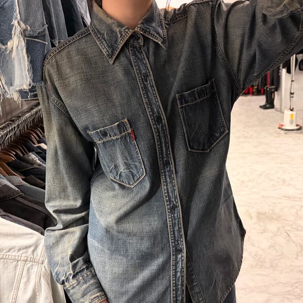 (정품/L) 리바이스 빈티지 청셔츠 a1