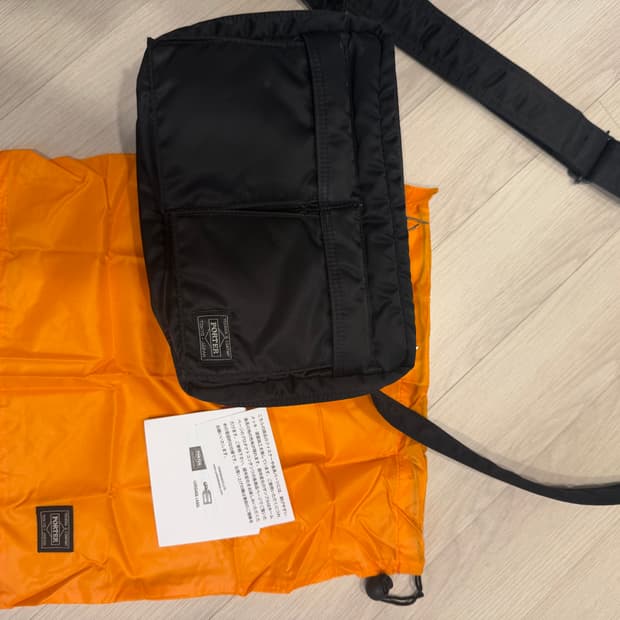 포터 탱크 숄더백 블랙 S