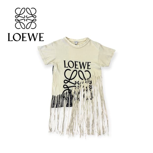 로에베 프린지 티셔츠