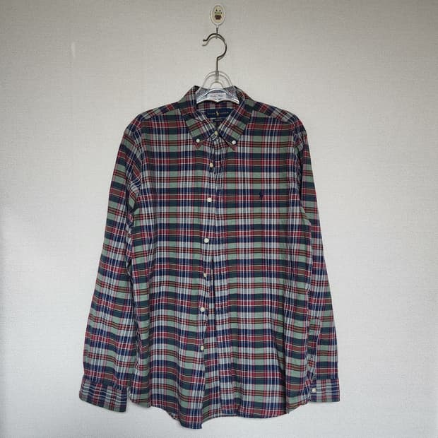 폴로랄프로렌 체크 남방 남LG