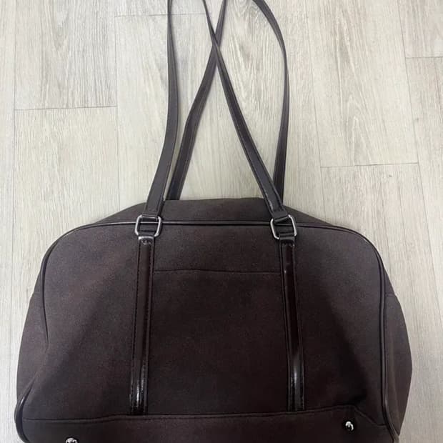 엔도르시 스웨이드 보스턴 스퀘어 숄더백