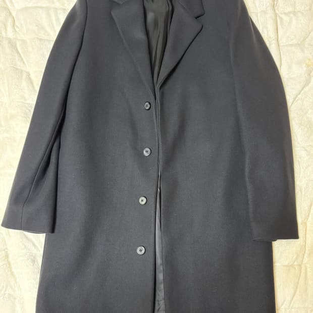 아페쎄 apc 울 싱글 코트 블랙 / L