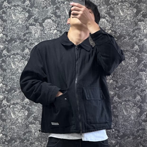 saintpain 세인트페인 누빔 코튼 블루종