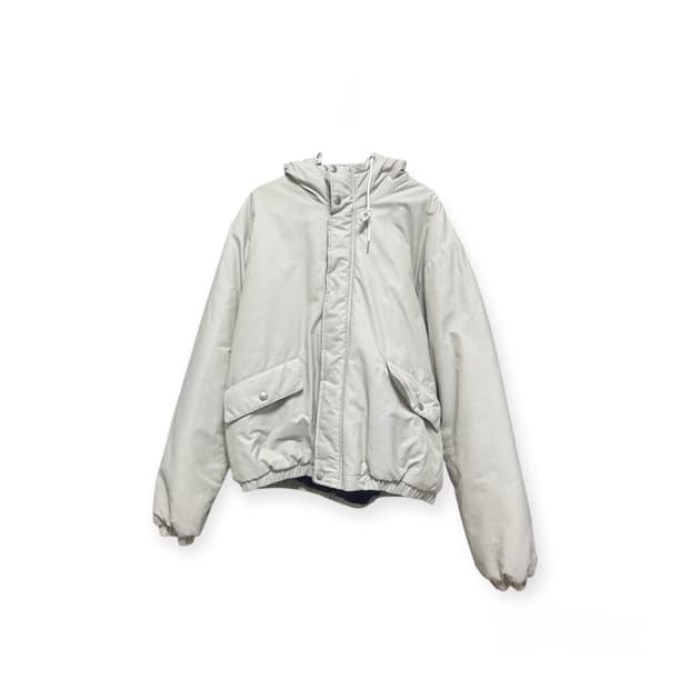 노클 Nocle 포켓 후디 패딩 아이보리 2size