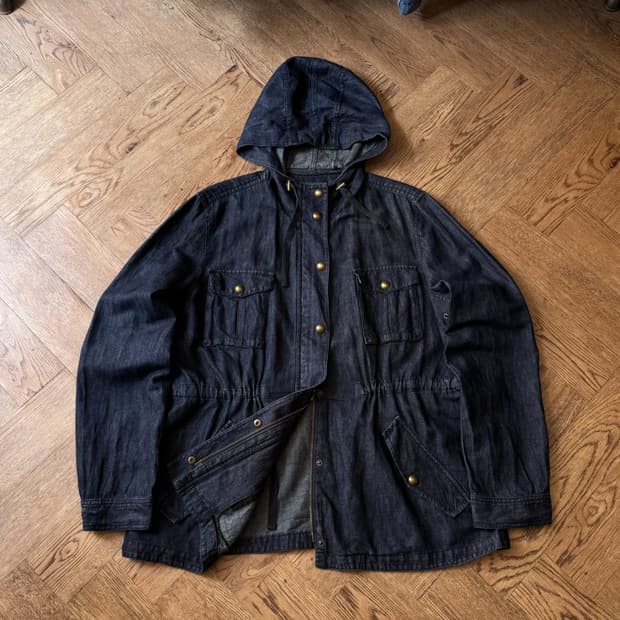 [XL]로렌 랄프로렌 데님 후드 마운틴 자켓